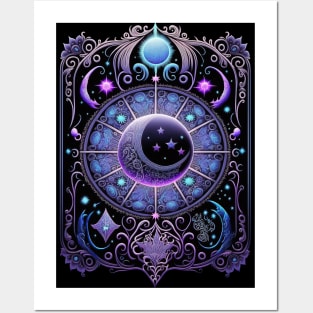 holy moon card Posters and Art